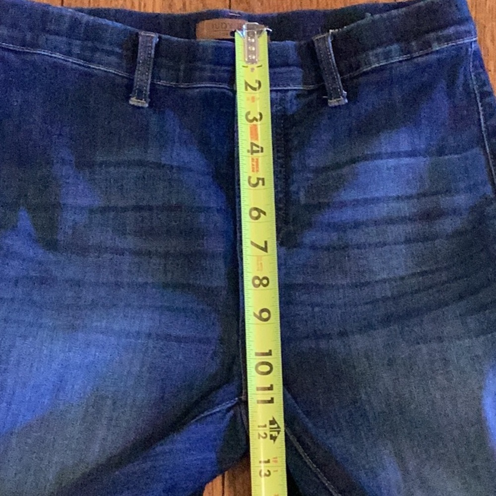 Judy Blue pull on super flare denim blue jeans - Picture 12 of 16